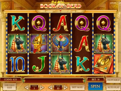 Игровой автомат Book Of Dead от Play'n GO
