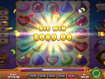 Игровой аппарат Sweet Alchemy студии Play'n GO